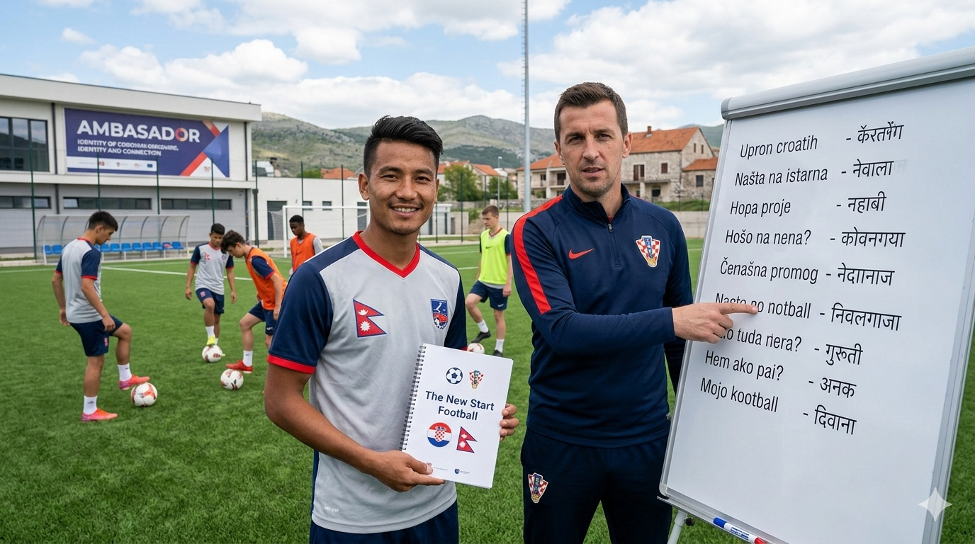 The New Start Football Nepal Croatia